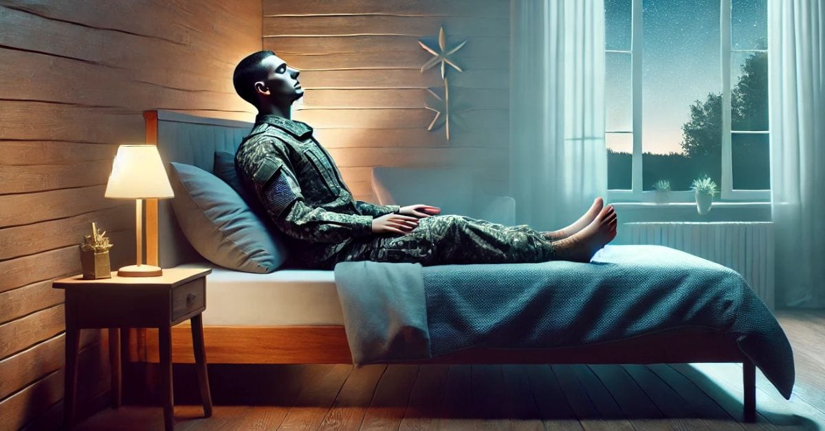 Soldat bruger militærmetode til at falde i søvn på 2 minutter
