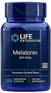 Life Extention Melatonin 500 µg​