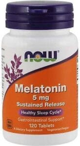 NOW Foods Melatonin med forsinket frigivelse​